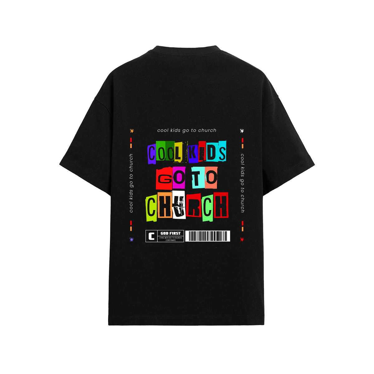 Cool Kids go to Church Unisex Relaxed Fit T-shirt (190GSM)