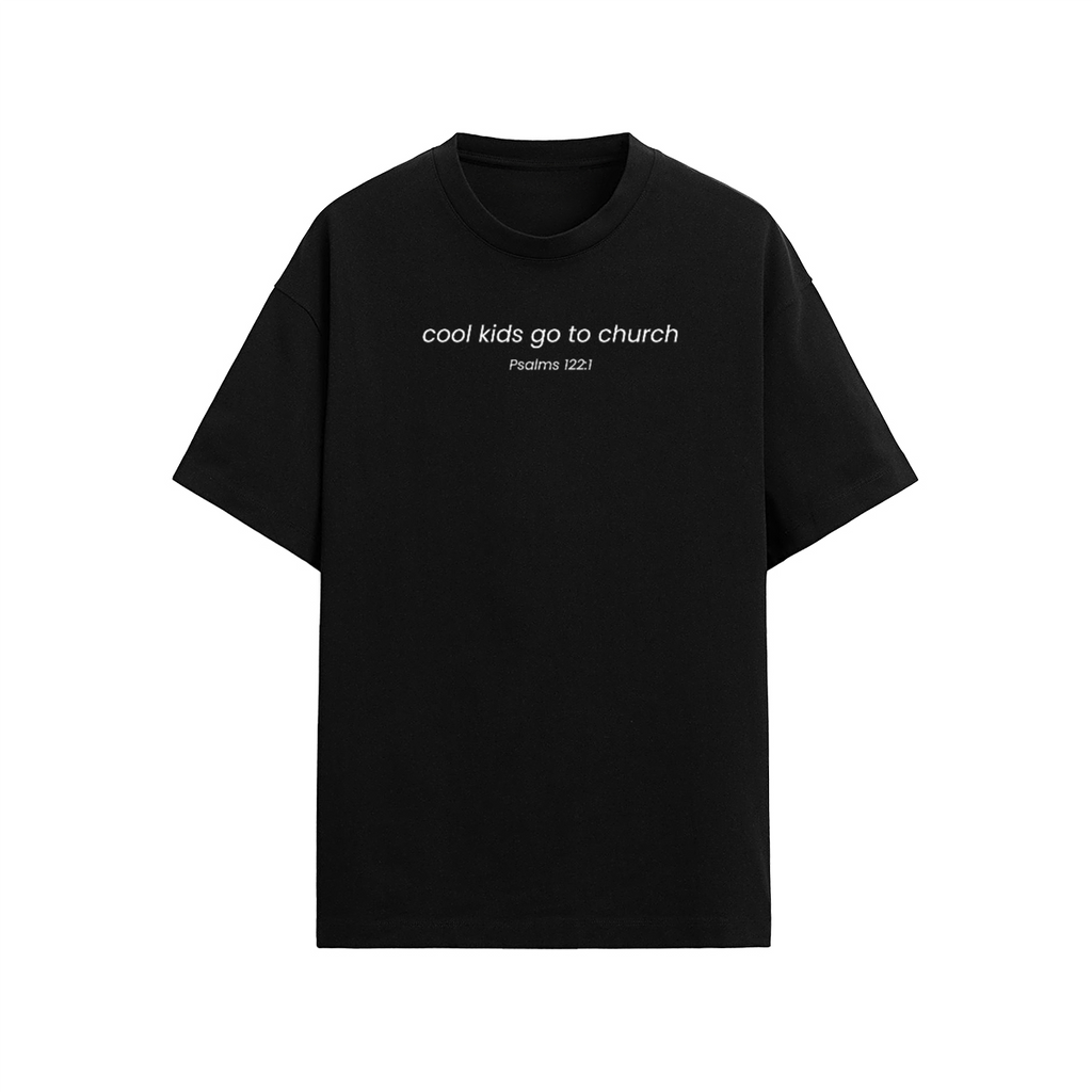 Cool Kids go to Church Unisex Relaxed Fit T-shirt (190GSM)