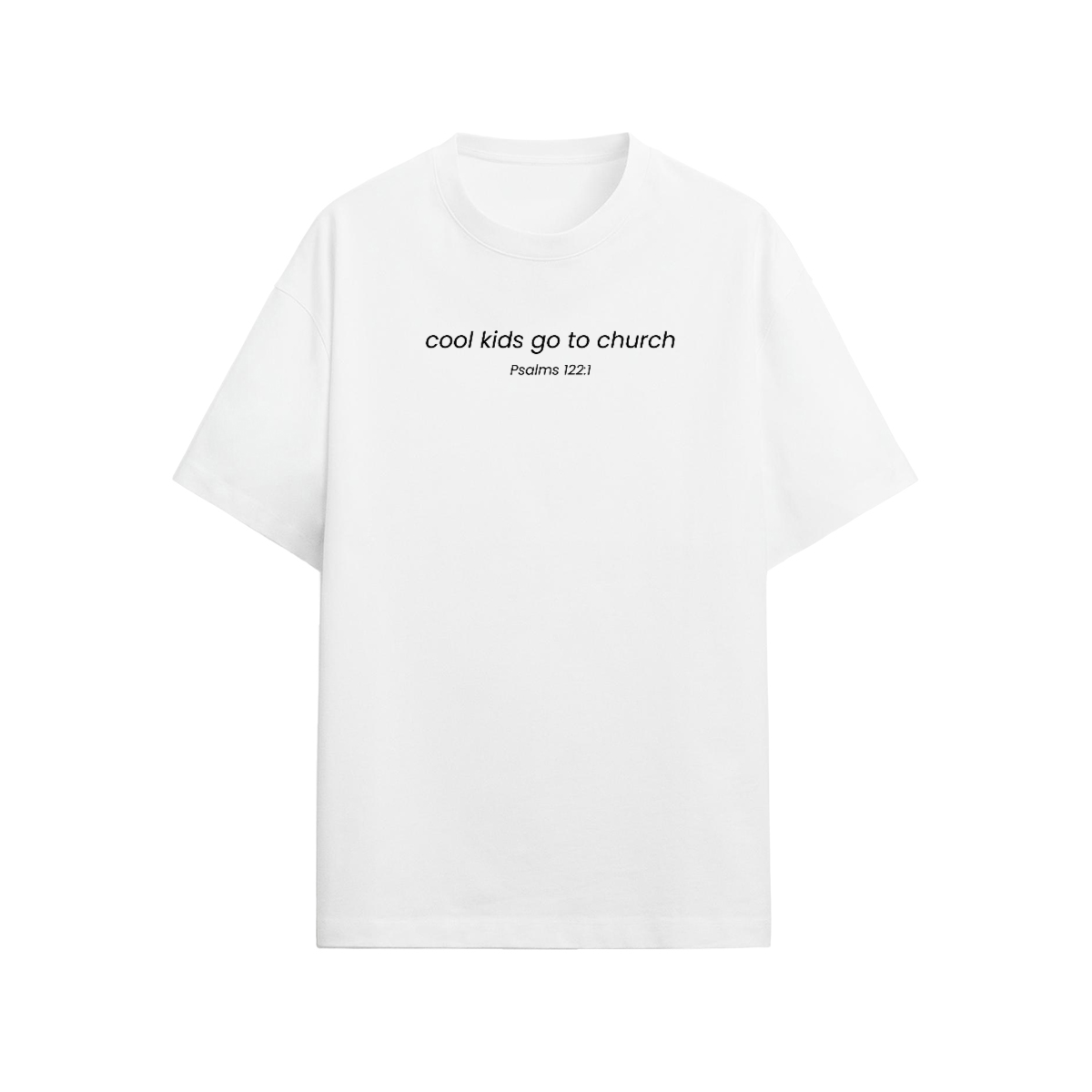 Cool Kids go to Church Unisex Relaxed Fit T-shirt (190GSM)